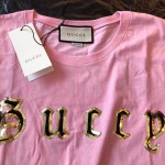 Gucci Oversize T-shirt with manga eyes 492347 in pink