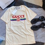 492347 sequin gucci logo tshirt