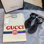 492347 sequin gucci logo tshirt