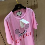 T-shirt with Gucci Tennis pink 580762