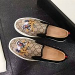 Gucci GG supreme tiger slip on sneaker shoes 456202