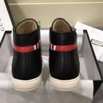 Gucci Leather high-top with snake shoes 473770