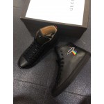 Gucci Leather high-top with appliques sneaker 478180