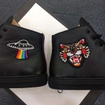 Gucci Leather high-top with appliques sneaker 478180