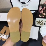 Gucci Fringe leather Horsebit slide 517017-6433