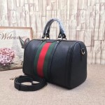 Gucci Vintage Web leather boston bag 247205-1060