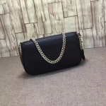 Gucci Soho leather shoulder bag black 336752