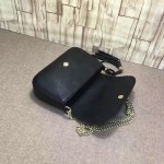 Gucci Soho leather shoulder bag black 336752