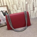 Gucci Dionysus GG Supreme shoulder bag red leather 400249