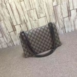 Gucci Dionysus GG Supreme shoulder bag black canvas 400249