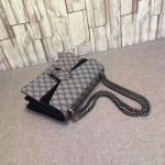 Gucci Dionysus GG Supreme shoulder bag black canvas 400249