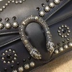 Gucci Dionysus studded shoulder bag black 400249