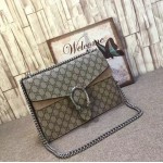 Gucci Dionysus GG Supreme shoulder bag khaki canvas 403348