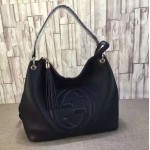 Gucci Soho leather hobo black 408825