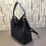 Gucci Soho leather hobo black 408825