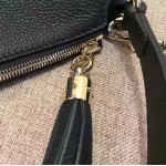 Gucci Soho leather hobo black 408825