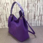 Gucci Soho leather hobo purple 408825