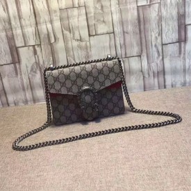 Gucci Dionysus GG Supreme mini bag red canvas 421970-8698