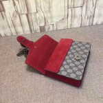 Gucci Dionysus GG Supreme mini bag red canvas 421970-8698