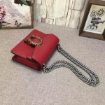 Gucci Dionysus leather mini bag red 421970