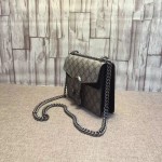 Gucci Dionysus GG Supreme mini bag canvas 421970 with black suede