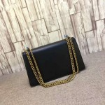 Gucci GG Marmont leather shoulder bag black 431777