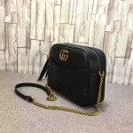 Gucci GG Marmont matelassé shoulder bag black 443499