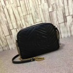 Gucci GG Marmont matelassé shoulder bag black 443499