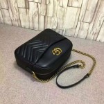 Gucci GG Marmont matelassé shoulder bag black 443499