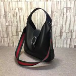 Replica Gucci Dionysus medium leather hobo black 446687