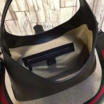 Replica Gucci Dionysus medium leather hobo black 446687