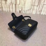 Gucci GG Marmont matelassé mini bag black 446744