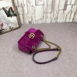 Gucci GG Marmont velvet shoulder bag 446744-5671