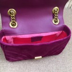 Gucci GG Marmont velvet shoulder bag 446744-5671