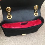 Gucci GG GG Marmont velvet mini bag 446744-1000