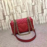 Gucci GG Marmont matelassé mini bag red 446744