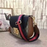 Gucci Padlock GG Supreme shoulder bag black 453189