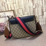 Gucci Padlock GG Supreme shoulder bag black 453189