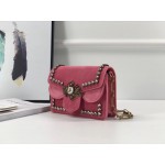 Gucci Broadway velvet mini bag pink 489218