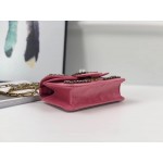 Gucci Broadway velvet mini bag pink 489218