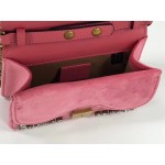 Gucci Broadway velvet mini bag pink 489218