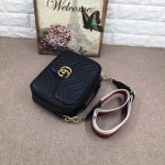 Gucci GG Marmont small shoulder bag black 498100