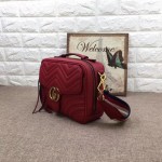 Gucci GG Marmont small shoulder bag red 498100