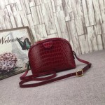 Gucci Ophidia crocodile grain small shoulder bag red 499621