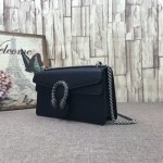 Dionysus GG small shoulder bag  black 499623