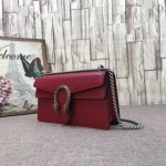 Dionysus GG small shoulder bag red 499623