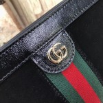 Gucci Ophidia small shoulder bag black suede 503877