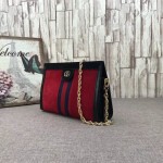 Gucci Ophidia small shoulder bag red suede 503877