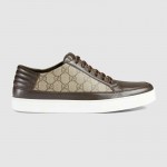 Gucci GG Supreme sneaker brown 411858