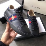 Gucci Ace embroidered snake sneaker black 429446 